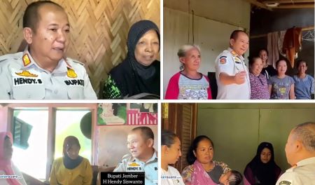 Bupati Hendy Besarkan Hati Lansia dan Ibu Balita Stunting di Sucapangepok, Jelbuk, Jember